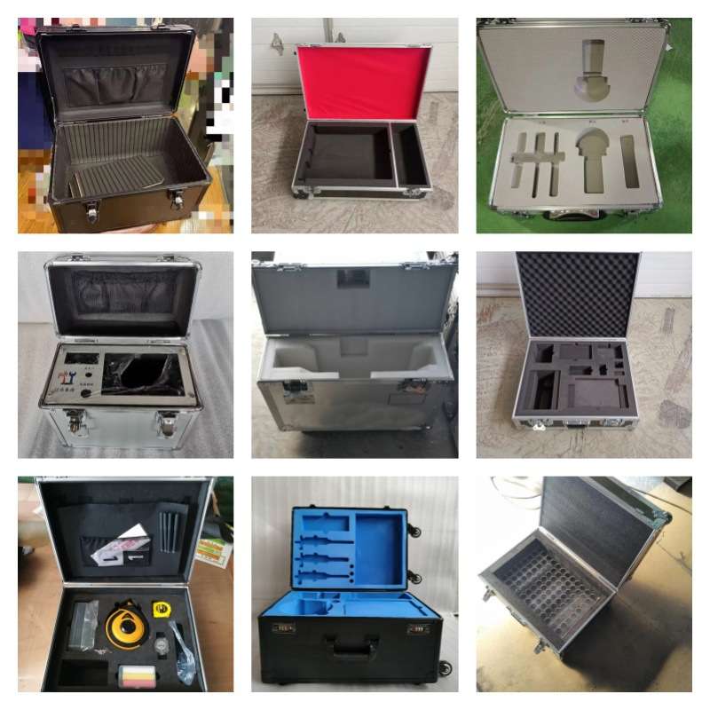 100KG承重铝合金拉杆工具箱 银色仪器收纳箱 万向轮展会专用铝箱