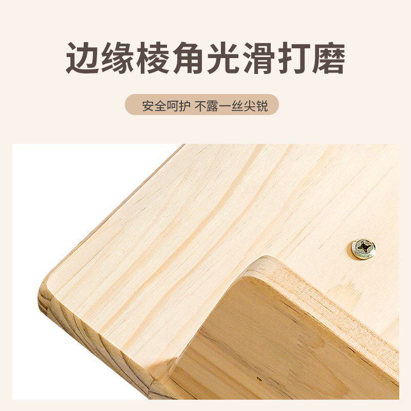 猫狗实木悬空围栏床狗窝四季通用狗床可拆洗泰迪狗狗猫窝比熊木床