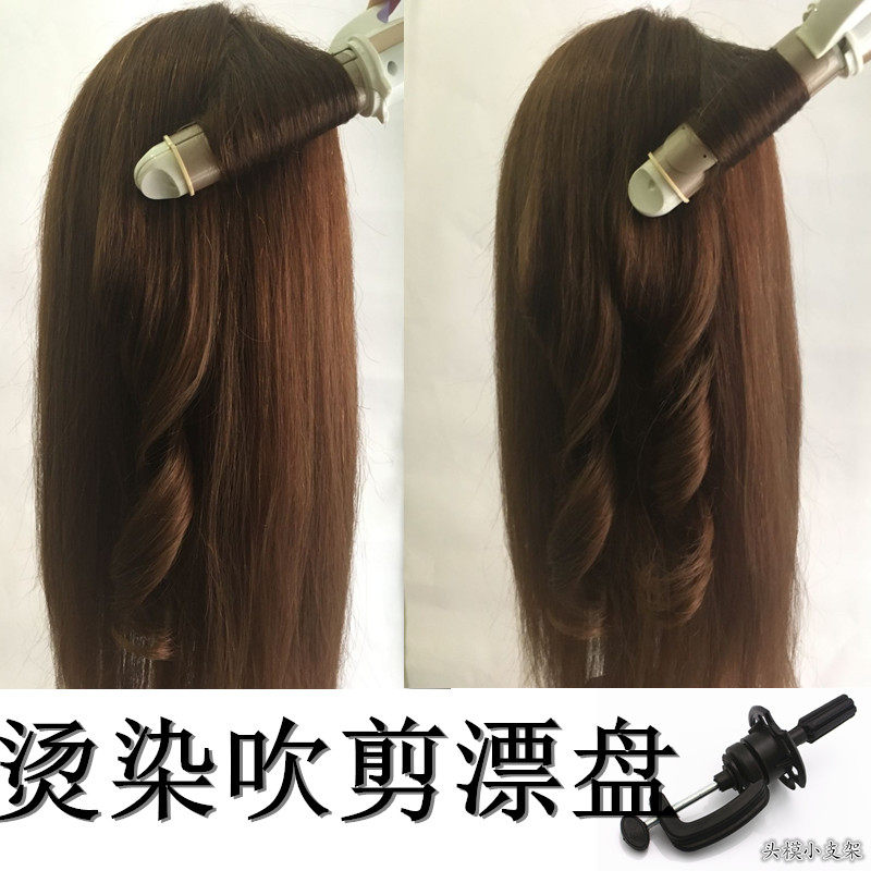 头模全真发模特头可烫染美发公仔头练习盘发烫发美发假人头模型头