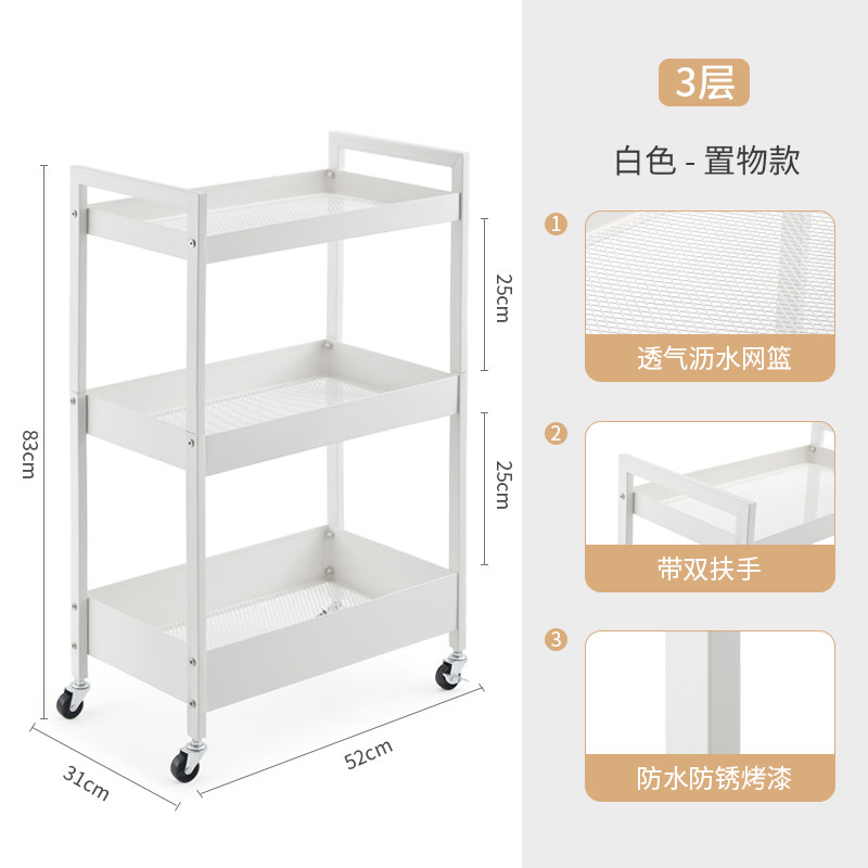 美容车小推车置物架美容院专用发廊理发店工具车多功能美甲车收纳