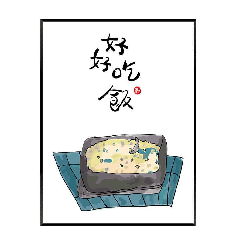 简约风格diy数字油画手工填色手绘填充油彩画家居卧室餐厅装饰画