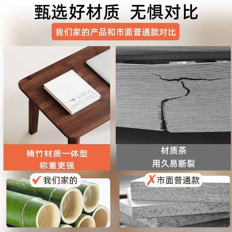 新型折叠桌家用小户型便捷式非实木懒人桌子宿舍学习吃饭床上餐桌