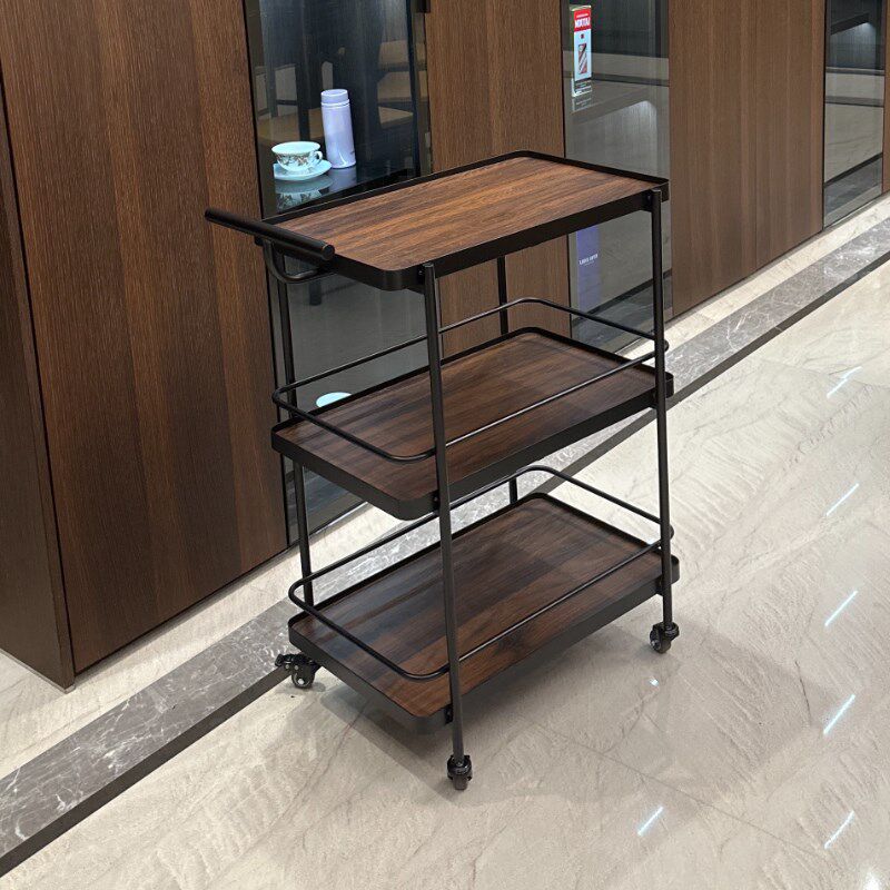 火锅店餐车小推车商用餐厅送餐车酒店移动茶水车酒水车蛋糕手推车