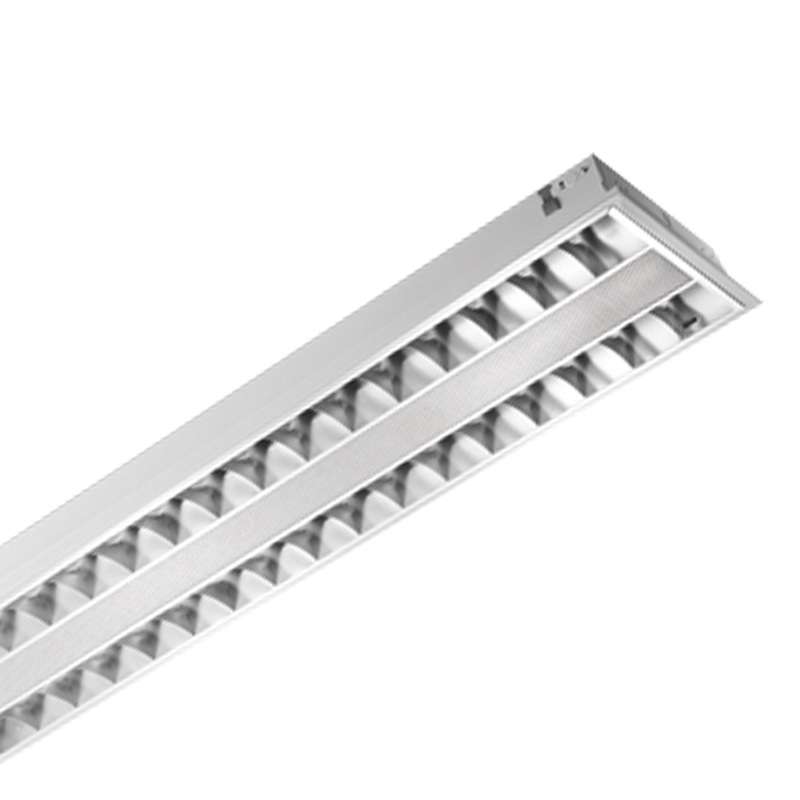 LEDT5格栅灯600*600嵌入式荧光灯盘商用办公室工程吊顶吸顶灯
