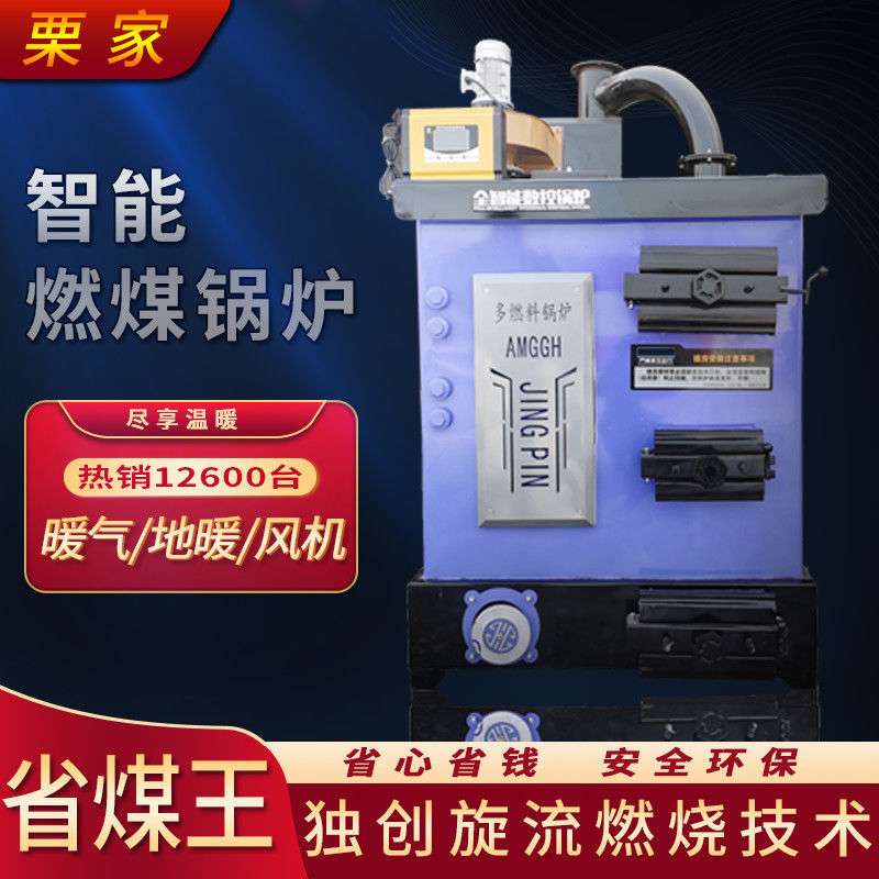 燃煤锅炉家用地暖养殖水暖锅炉全智能数控反烧炉新型环保节能取暖