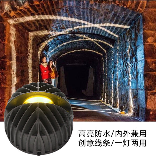 户外防水LED窗台灯明装创意线条壁灯ktv酒吧过道走廊溶洞景观装饰