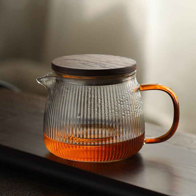 玻璃小茶壶单壶泡茶茶水分离加厚耐热过滤红茶冲茶器一人用绿茶壶