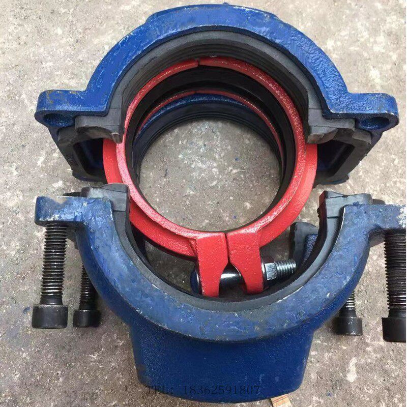 沟槽钢卡漏水快速补漏器物业维修消防管压槽哈夫节抢修器刚卡接头