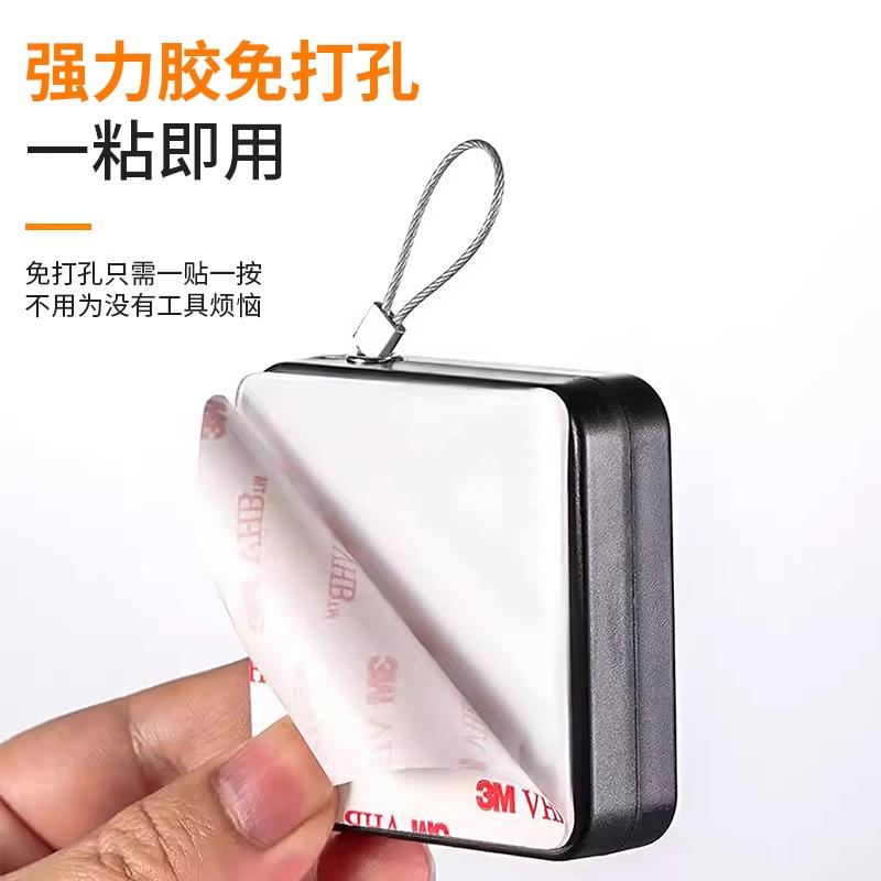 纱窗闭门器免钉门窗自动缓冲关门装置静音免打孔推拉门定位回弹器