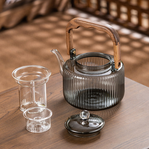 烟灰蒸煮一体茶壶电热全自动电陶炉煮茶炉1500w烧水壶养生壶家用