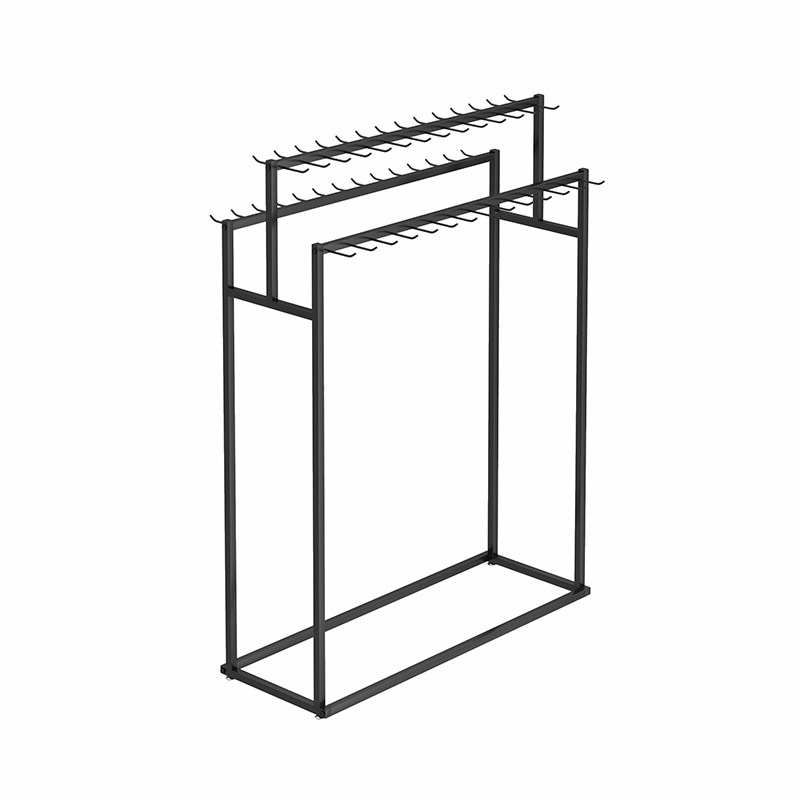 拖把扫把展示架超市门口商用落地放置架铁架移动挂托把货架收纳层
