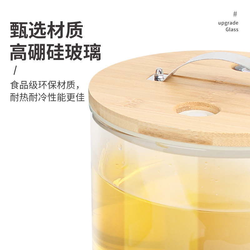 自助餐牛奶鼎玻璃罐电加热豆浆柠檬水咖啡鼎酒店保温饮料机果汁鼎