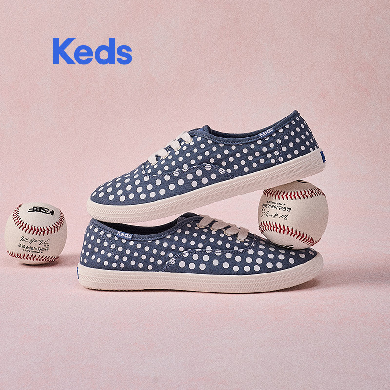 Keds新款复古休闲鞋低帮一脚蹬两穿休闲鞋2026春夏季新品女鞋