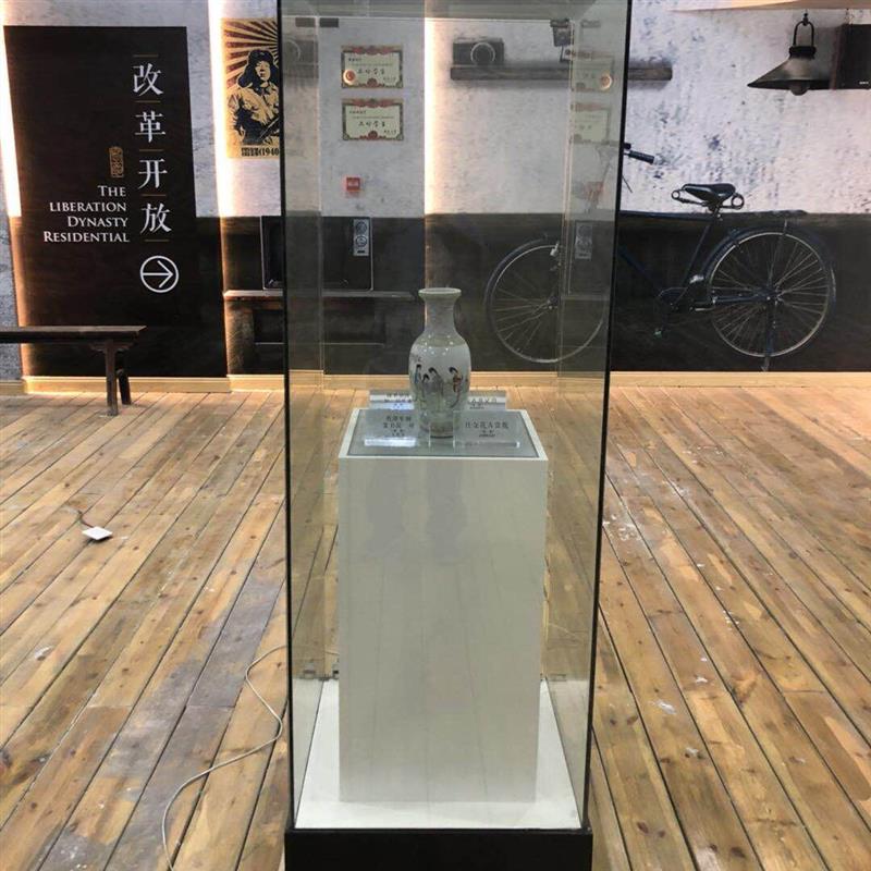 烤漆珠宝玉器玻璃压克力发光展柜古玩展示柜玻璃展示柜产品样品柜
