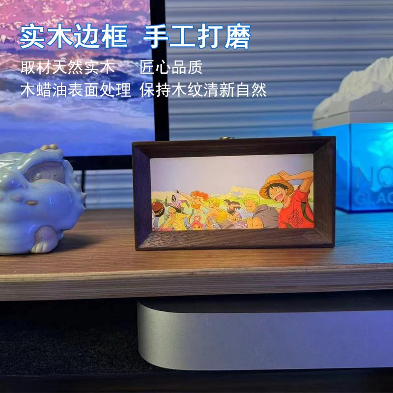 桌面摆件氛围灯电竞房桌搭创意diy亚克力灯箱diy发光灯牌定制文案