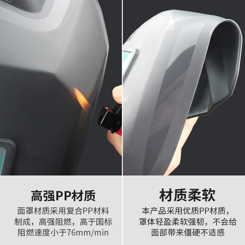 添新焊友电焊面罩焊工专用自动变光眼镜防护头戴式耳戴变色面具烧