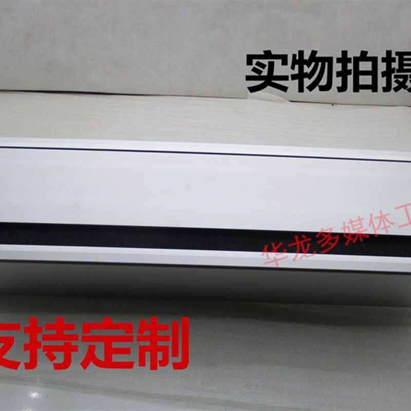 多功能毛刷桌面插座嵌入式USB多媒体隐藏集成电源翻盖台面接线盒