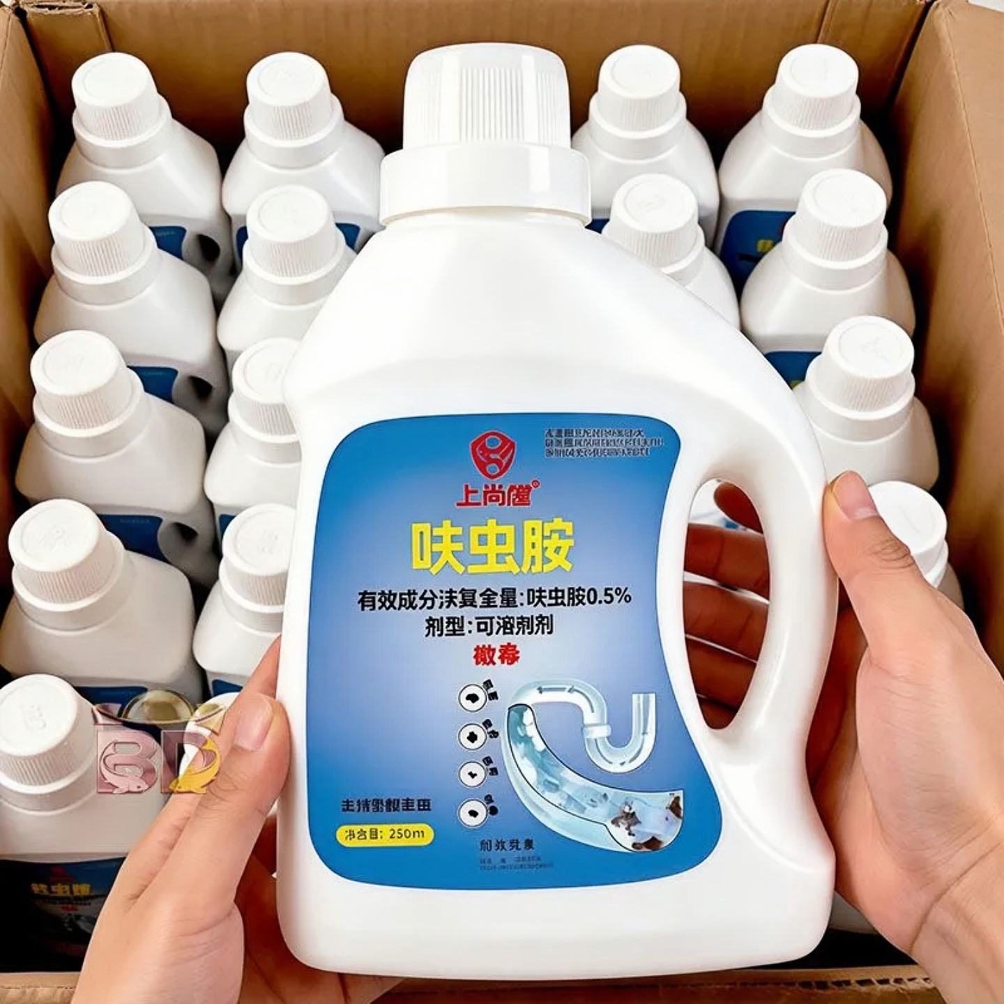 【下水道杀虫剂】蛾蚋杀虫粉剂厨房厕所管道蟑螂小飞虫强效灭虫