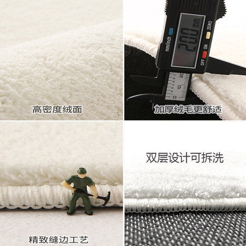 可拆洗折叠电热地毯发热地垫加热地毯电热垫家用客厅石墨烯地暖垫