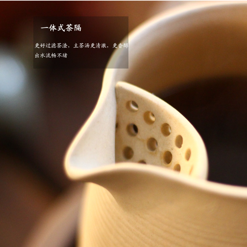原矿煮茶器侧把茶壶老白茶煮茶壶泡茶壶带过滤网陶壶套装灌灌煮茶