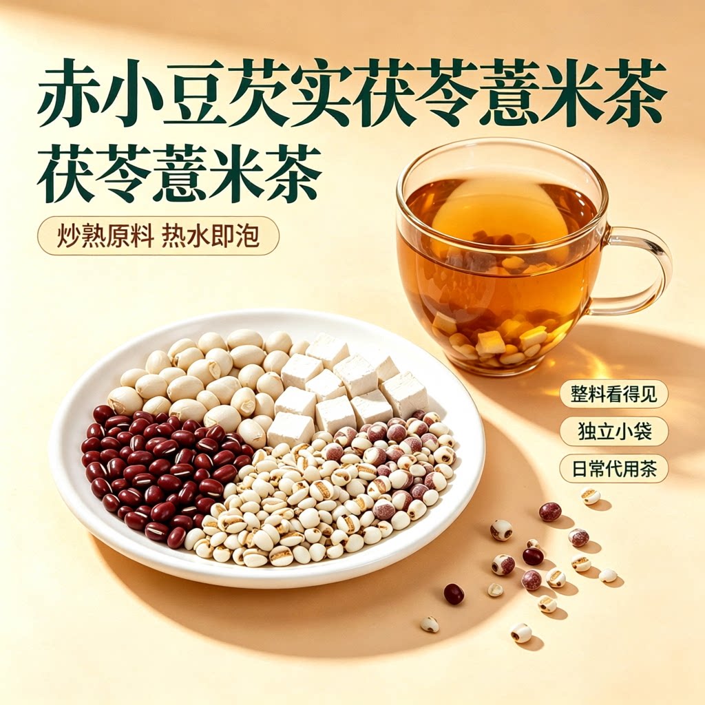 茯苓健脾祛湿养胃养生茶
