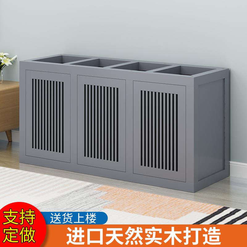 定做实木百叶门松木鱼缸柜门透气鞋柜门橱柜门百叶窗衣柜门通风口