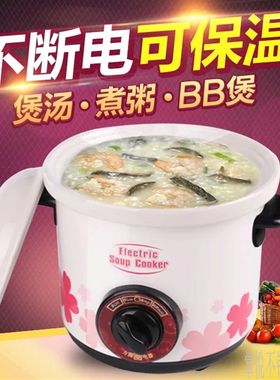 陶瓷电炖锅全自动炖汤煮粥神器小功率煲粥炖肉电煮锅幼儿煮稀饭锅