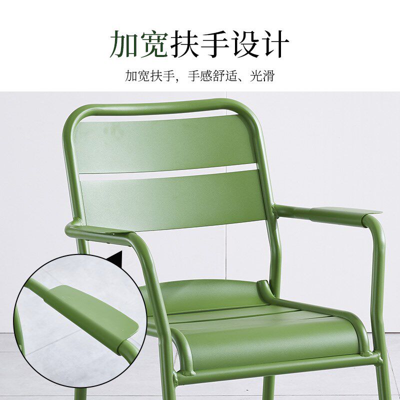 远茂铝合金户外桌椅休闲茶座桌椅套装别墅露台室外茶桌防水防晒