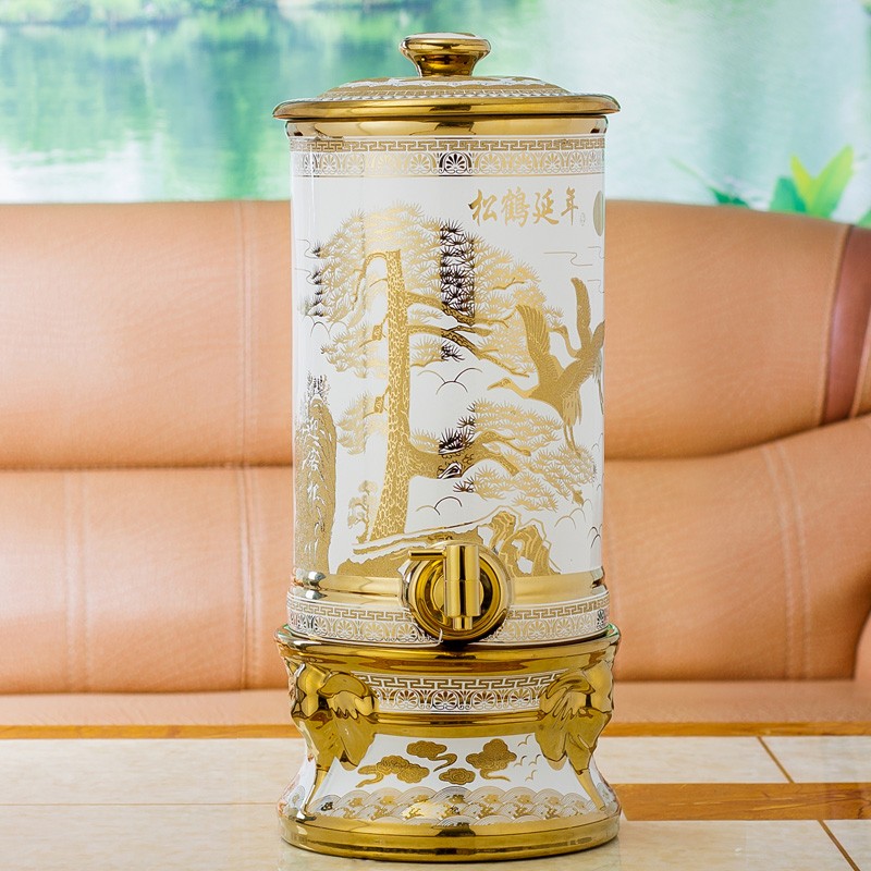 陶瓷净水器净水缸储水罐过滤器储水缸滤水缸家用直饮净水机净水桶