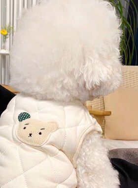 冬天小狗狗泰迪宠物冬季衣服比熊博美小型茶杯犬雪纳瑞猫咪秋冬装