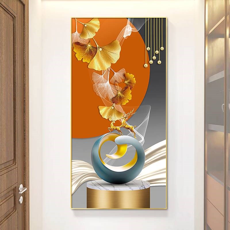 入门玄关装饰画5d立体挂画轻奢高级感高端挂画2026新款大芬油画村