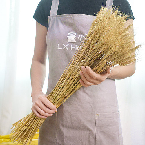 干花麦穗金黄橱窗开业大卖装饰摆件拍摄北欧田园风小麦花桶兔尾草