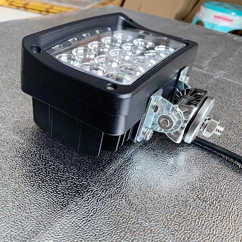挖机大灯工程车超亮led灯铲叉车挖掘机大臂灯收割机汽货车射灯24V