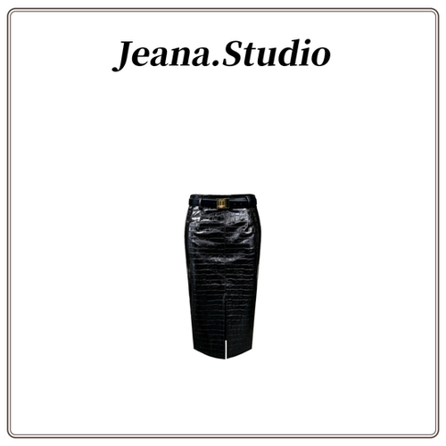 【Jeana.Studio】原创设计轻奢鳄鱼纹半身裙R07