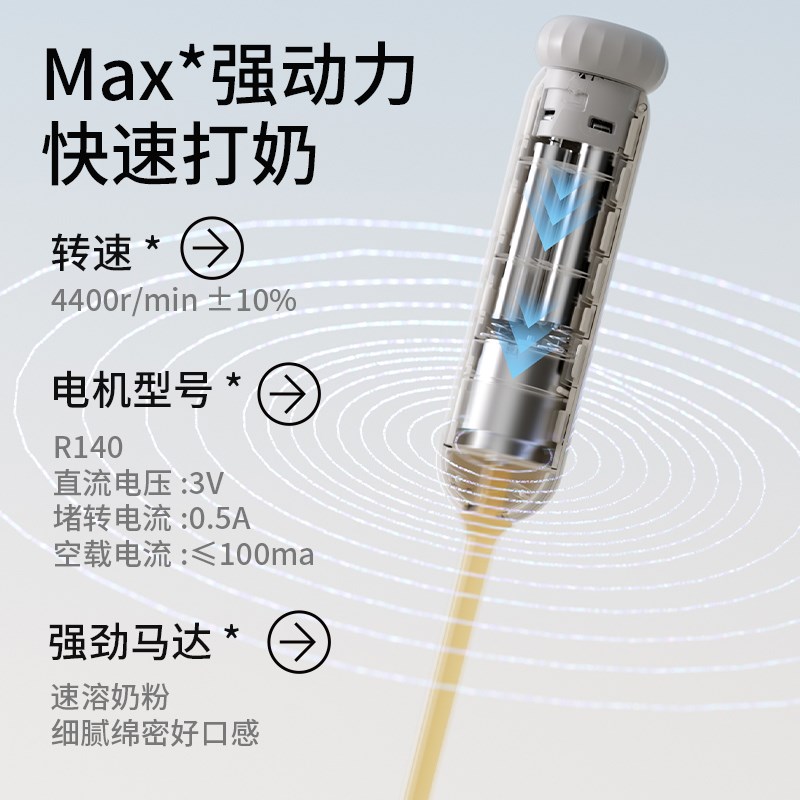 摇奶神器婴儿电动奶粉搅拌棒宝宝奶粉搅拌器棍便携式不结块不起泡