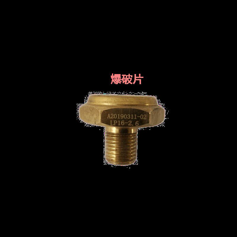 杜瓦瓶配件液氩罐压力表液氧瓶增压器调压器安鼎爆破片八方防爆片