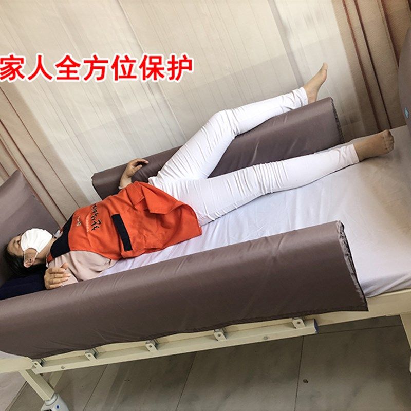 绿色床边防撞护栏 老人防撞围栏 可拆卸床边围垫 软包防撞垫 床边
