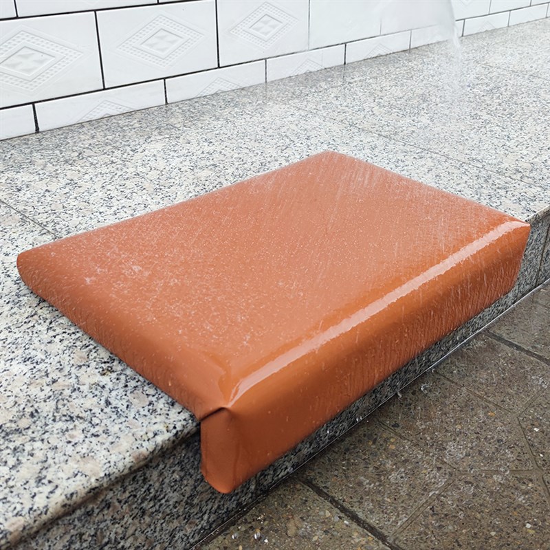 户外台阶软包坐垫 定制户外石头凳L型折角防雨防晒船用软包坐垫