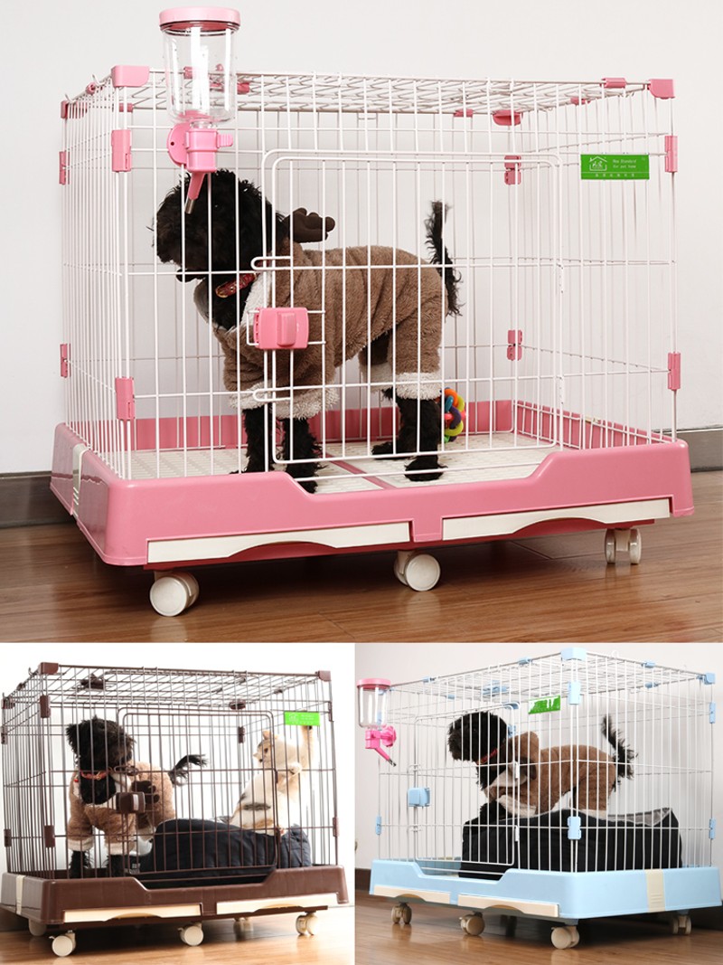 狗笼子小中型犬室内围栏兔别墅笼泰迪带厕所猫笼子猫别墅宠物笼子