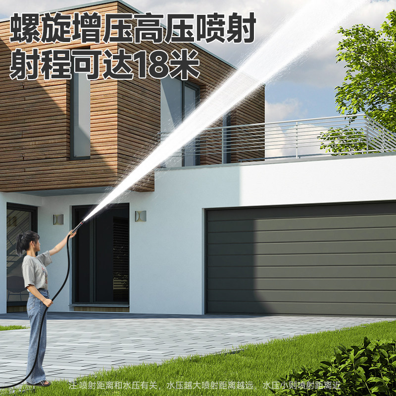 洗车水枪高压家用冲洗地面喷水枪头增压喷头浇花专用伸缩自来水管