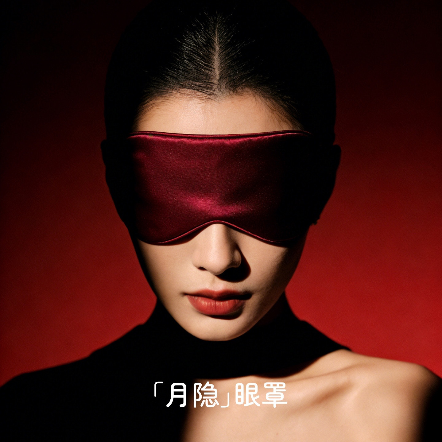 「puppy toy」月隐眼罩性感情调撩人黑暗女神亲肤仿真丝遮光道具