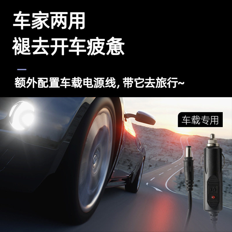 怡捷按摩垫819腰部车载按摩器功能多敲打腰椎背电动加热靠枕家用