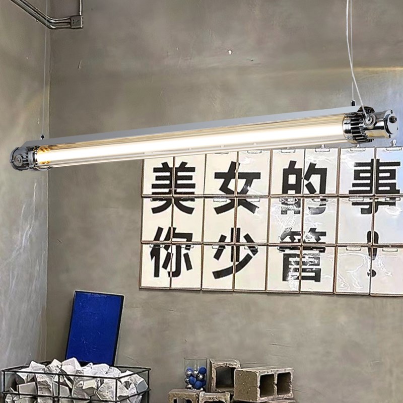 复古工业风吧台吊灯美式餐厅餐桌咖啡奶茶店中古包豪斯创意长条灯