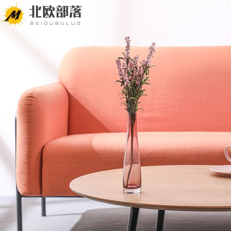 网红布艺沙发椅小户型客厅家用北欧简约单人轻奢双人洽谈会客沙发
