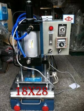 气动压唛机烫金机大28X18压痕机压LG压印机气动皮革压唛机烫金机
