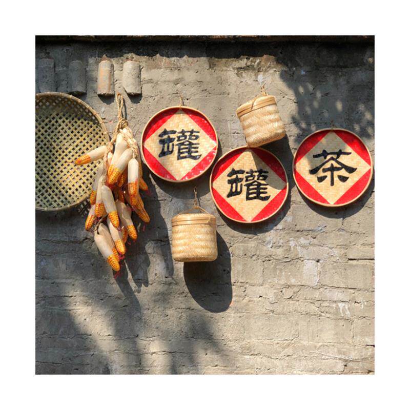 茶馆茶楼墙壁挂件茶叶城复古茶艺茶道茶叶店装饰茶文化背景墙挂饰