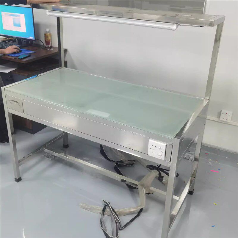 不锈钢菲林检测透光台钢制烤漆透反光工作台灯检不锈钢台灯光桌子