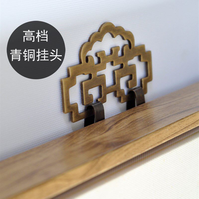客厅花鸟四联组合装饰画新中式竖幅墙画玄关书房壁画水墨禅意挂画