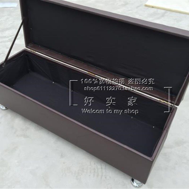 包邮试换鞋凳长沙发凳储物箱收纳柜床尾凳服装鞋店小皮凳子可定做