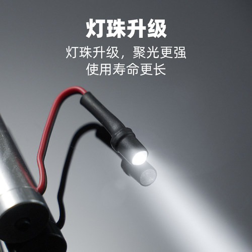 聚光专业采耳拇指灯 发光采耳工具充电轻便杨波手指灯挖耳朵专用